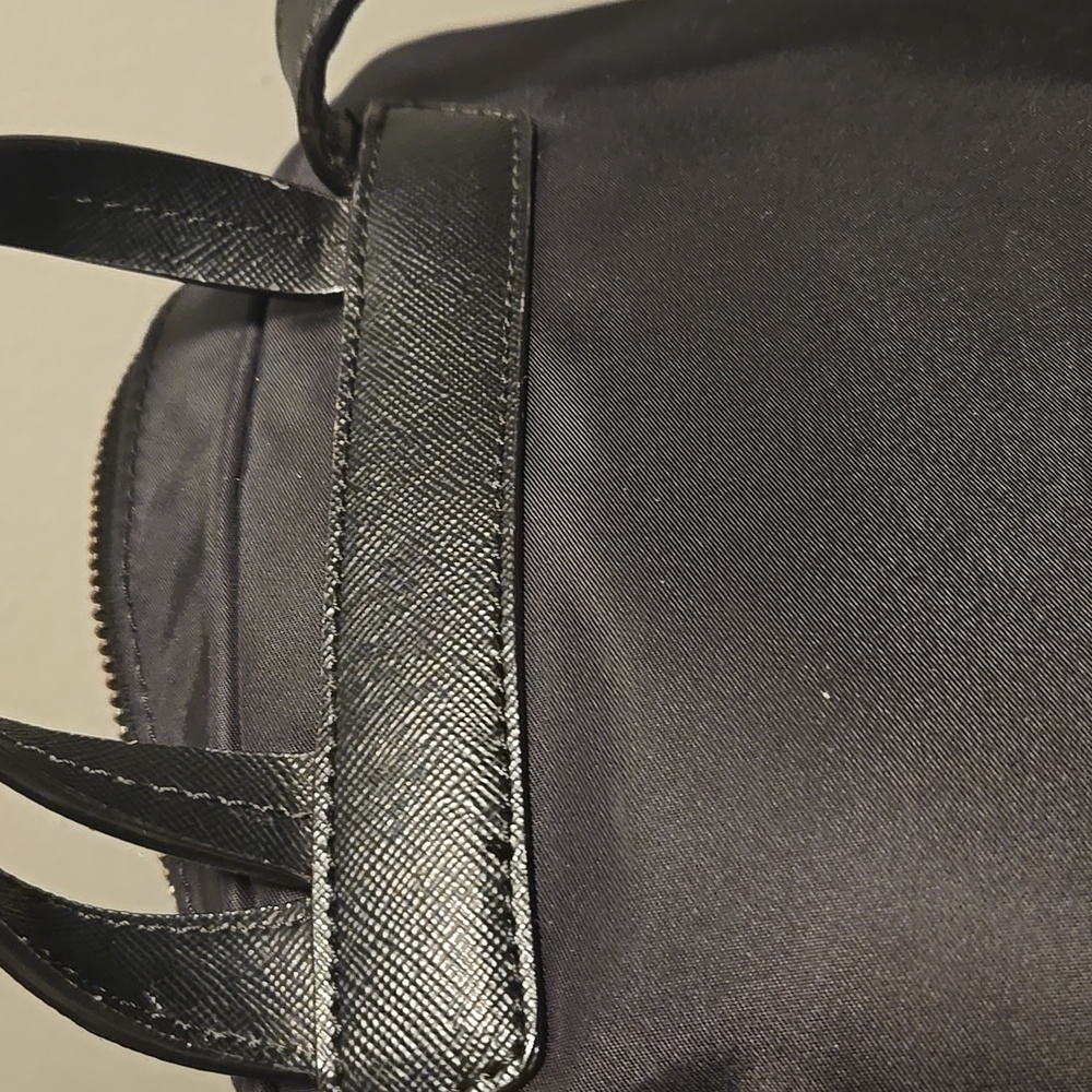 Kate Spade Black Backpack with Gold Accents - Picture 11 of 14